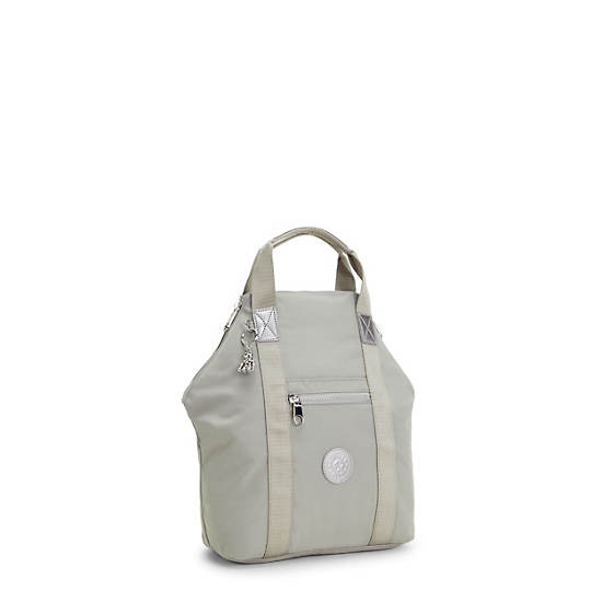 Kipling Art Tote Backpack Laptop Veske Grå | NO 1589XY